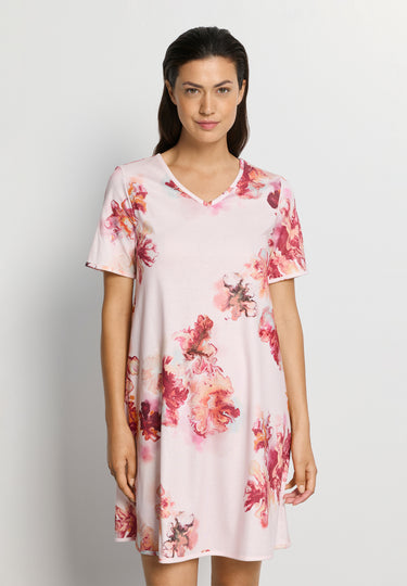 Cleo S/Slv Nightdress 90cm | Poured Blossoms 79535-2392